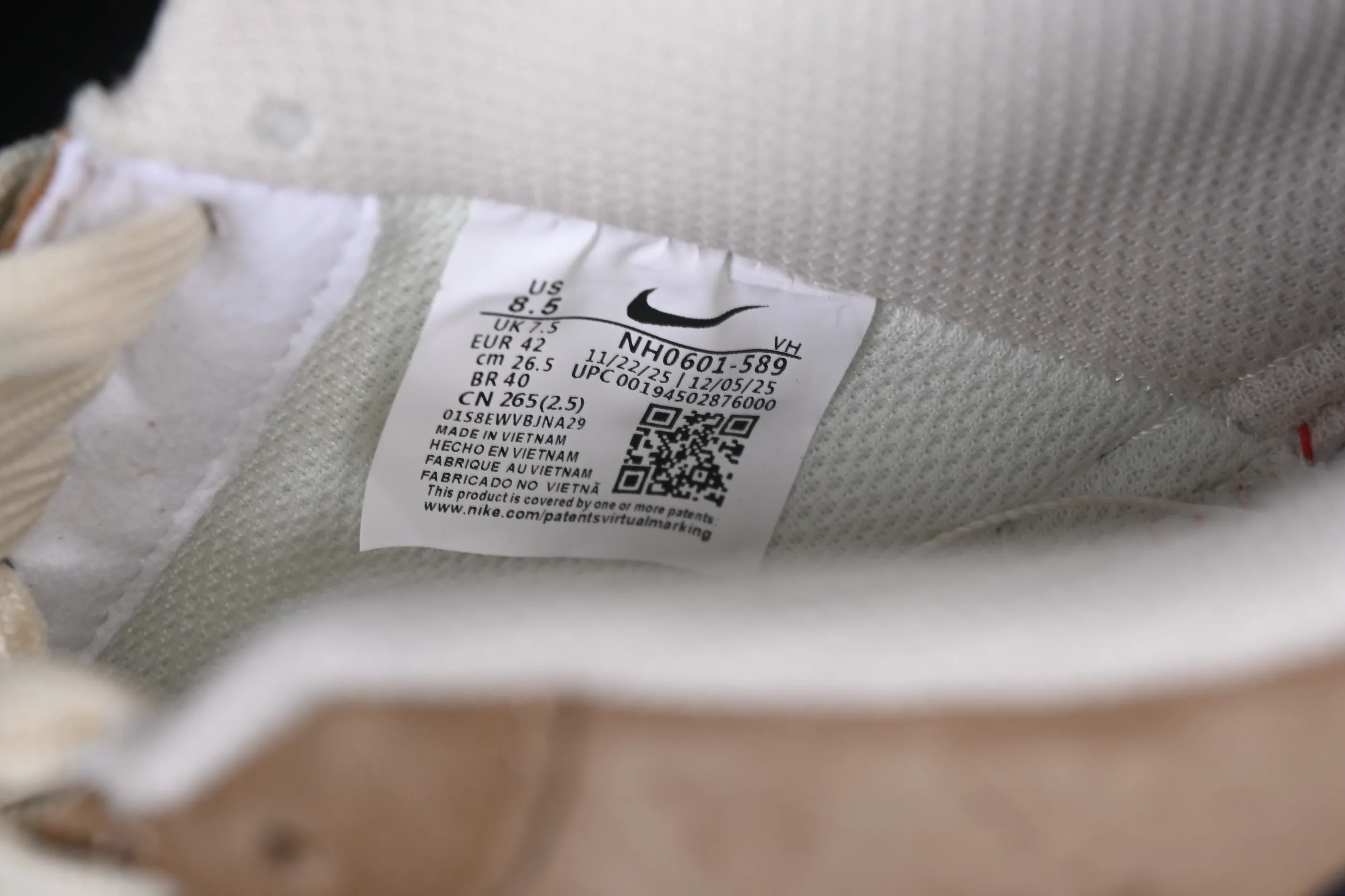 All categories Nk Air Force 1 Air Force series Nk Air Force 1 Low Air Force low-top Nike Air Force 1'07 Low joint beige brown navy Air Force 1 low-top casual sneakers NH0601-589